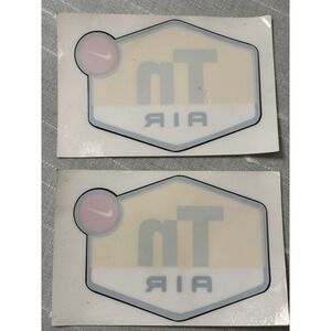 Vintage Nike Tuned Up TN Unused Window Cling Sticker Set Of 2 90's Y2K